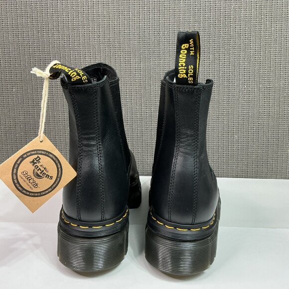 Dr Marten’s Audrick Nappa Leather Men's Size 14 Platform Chelsea Boots Black - Picture 3 of 9